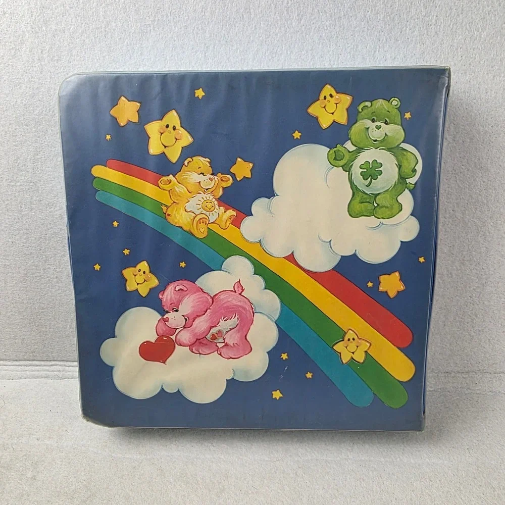 Vintage 1984 Kenner Care Bears Collector Carrying Case Storage Box Figures